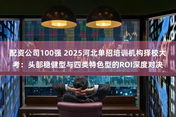 配资公司100强 2025河北单招培训机构择校大考：头部稳健型与四类特色型的ROI深度对决